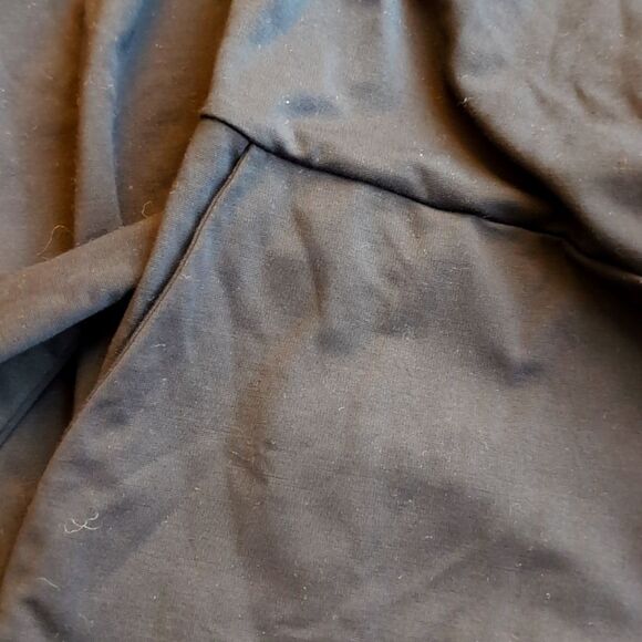 Banana Republic black  fit and flare wide leg jumpsuit size 6 Tall - Picture 5 of 8